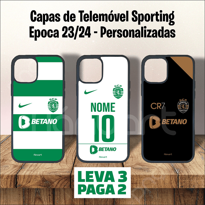 Capas de Telemóvel Sporting Personalizadas 1