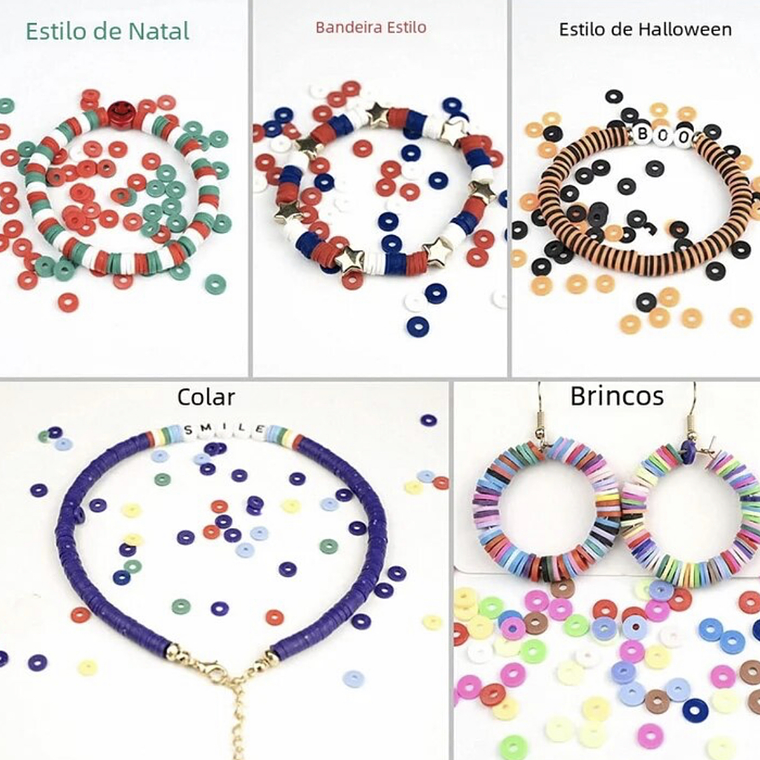 Pack Missangas para fazer pulseiras 3