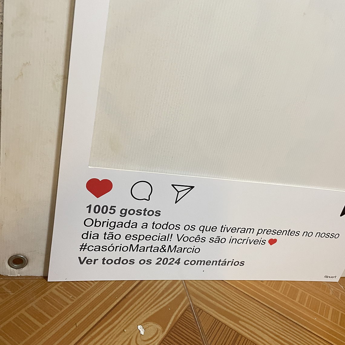 Instagram Placa Casamento, Festa, Jantares... 7