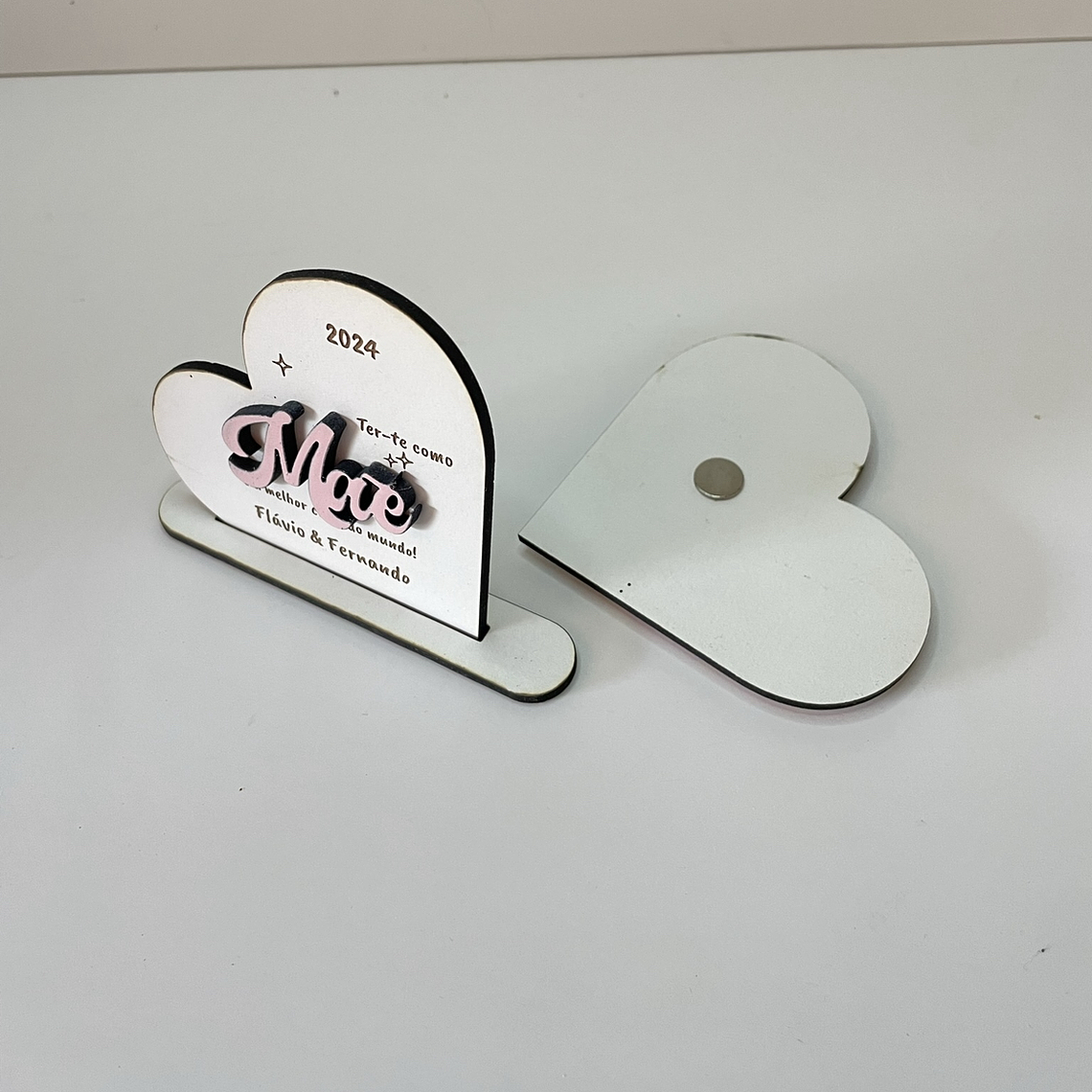 Coração MDF | Mãe 1