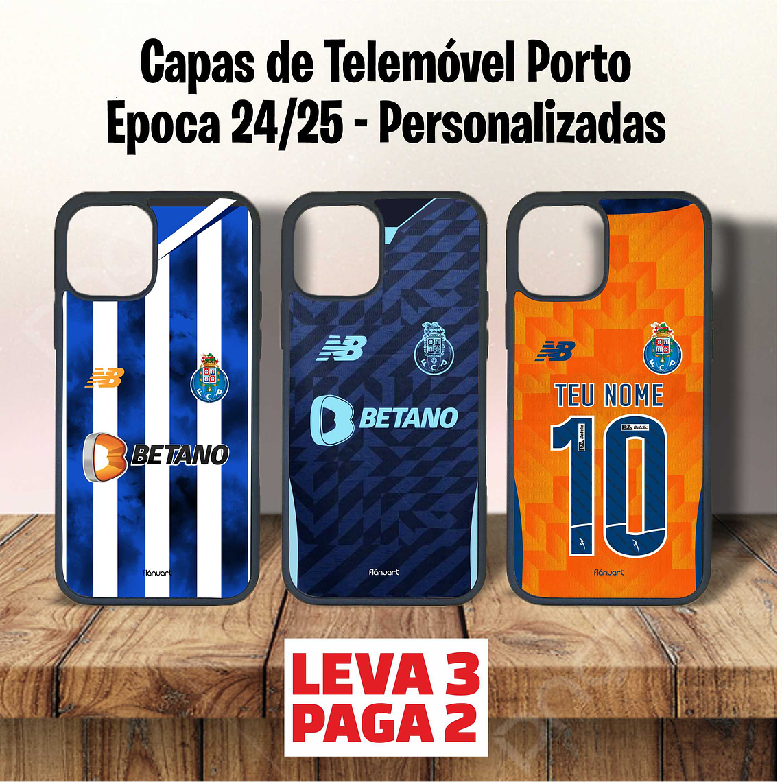 Capas de Telemóvel F.C.Porto Personalizadas 24/25 1