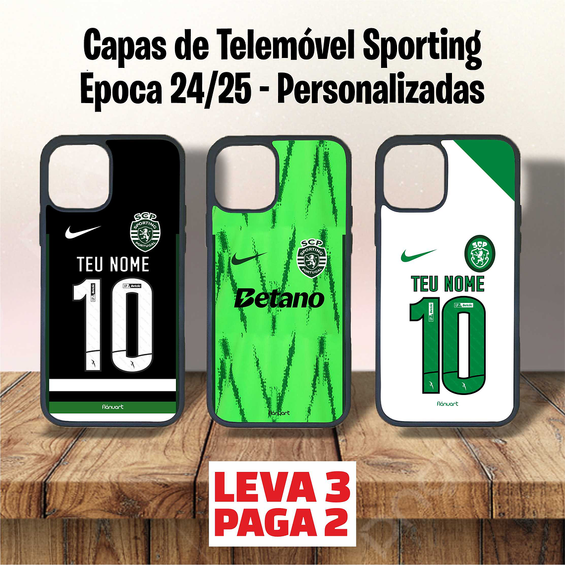 Capas de Telemóvel Sporting Personalizadas 24/25 1