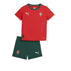 Kit Portugal 1º Equipamento 2025 Criança 
