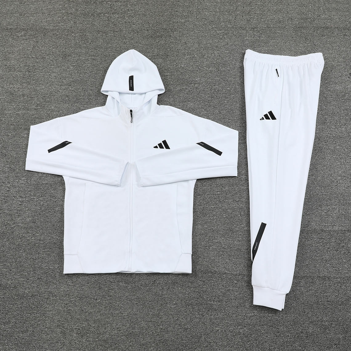 Conjunto Fato de Treino com capucho Adidas Z.N.E. - Branco 1