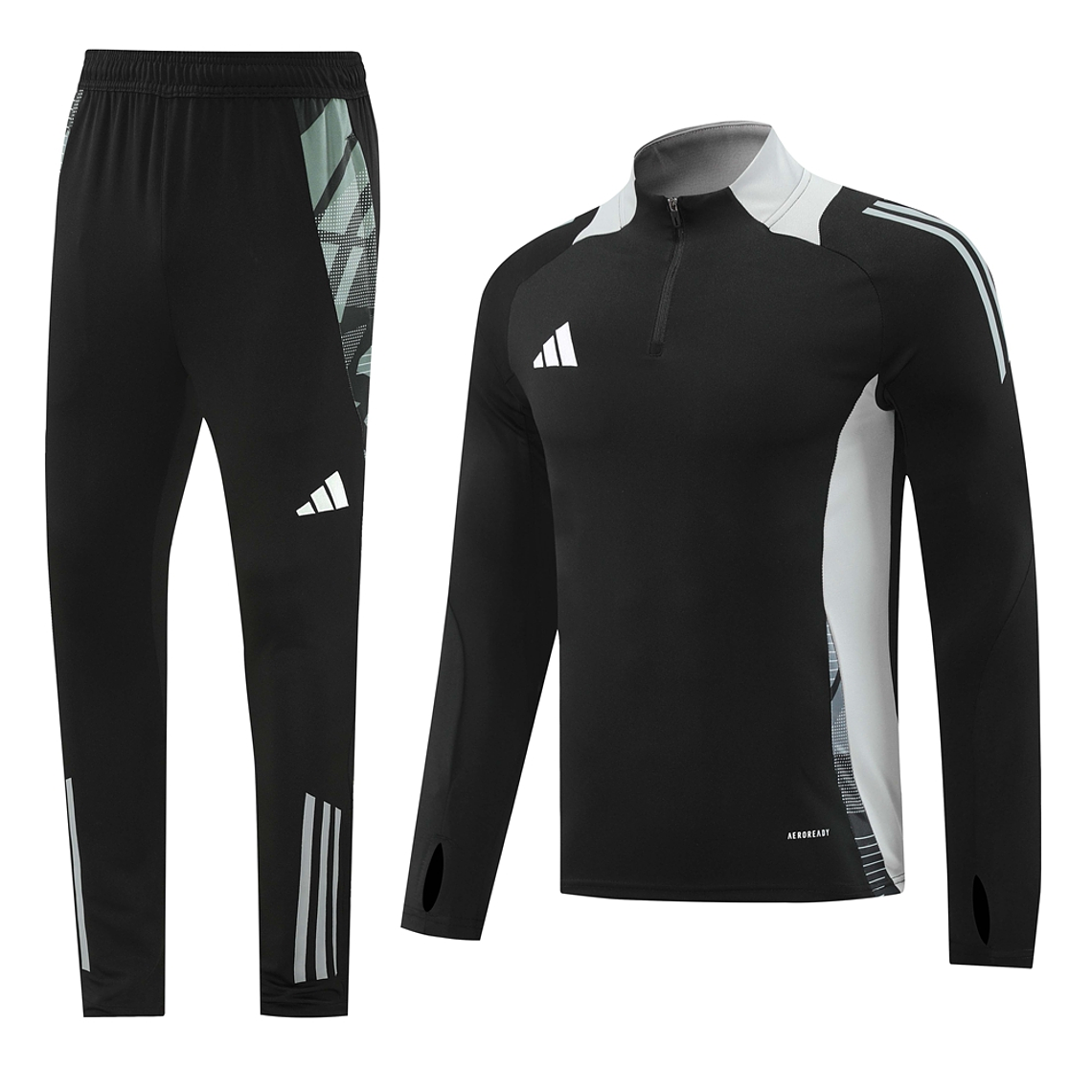 Conjunto Fato de Treino Adidas  - CINZA 2