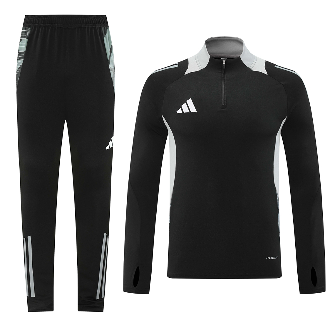 Conjunto Fato de Treino Adidas  - CINZA 3