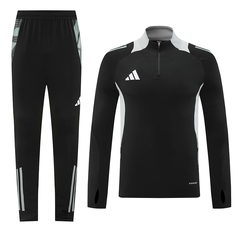 Conjunto Fato de Treino Adidas  - CINZA 3