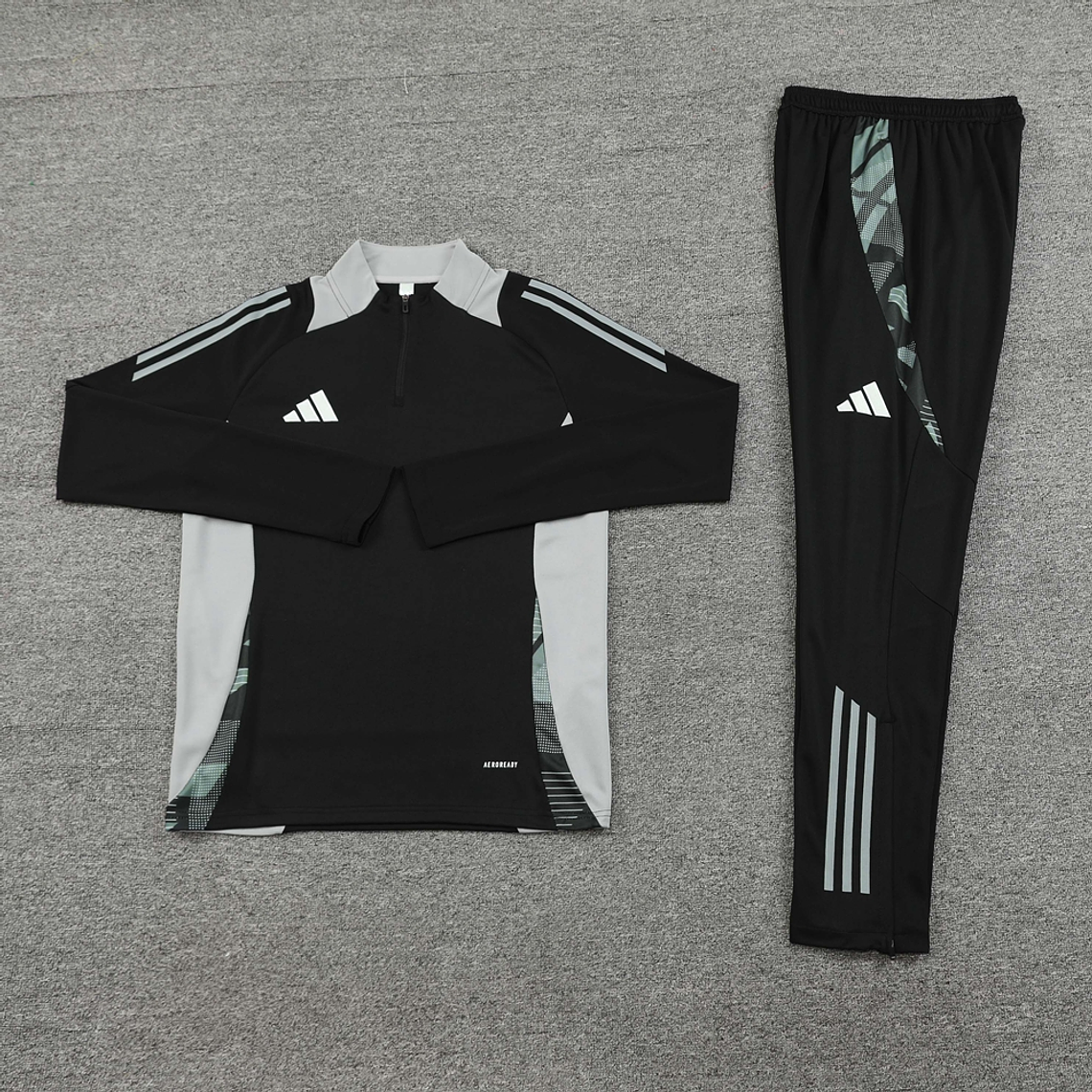 Conjunto Fato de Treino Adidas  - CINZA 1