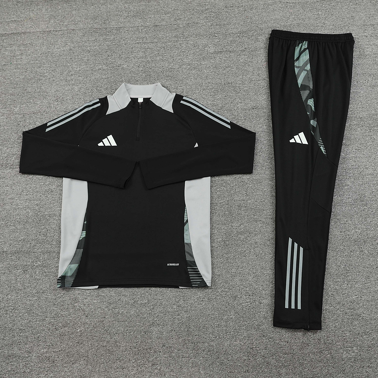 Conjunto Fato de Treino Adidas  - CINZA 1