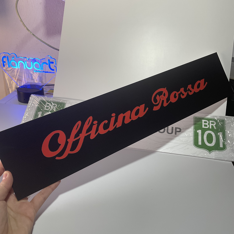 Placa Matricula Auto 4