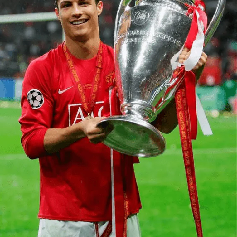 Camisola Retro - Manchester United Principal 07/08  - Manga Comprida 2