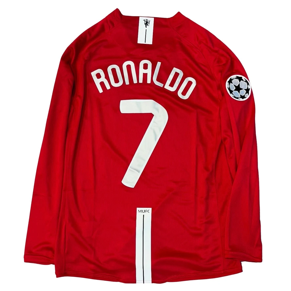 Camisola Retro - Manchester United Principal 07/08  - Manga Comprida 3
