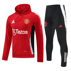 Conjunto Fato de Treino Manchester United - Vermelho