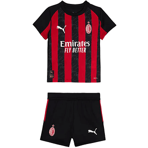 Kit Criança AC Milan Primeiro Equipamento 25/26