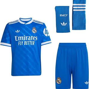 Kit Criança Real Madrid Terceira 25/26