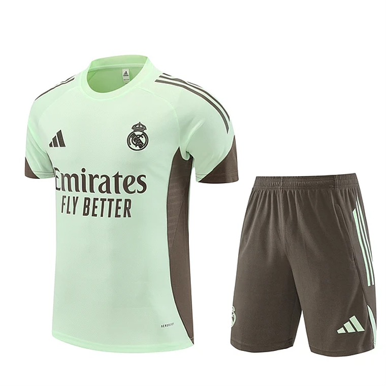 Kit de Treino Real Madrid 2025/26 - Verde 1