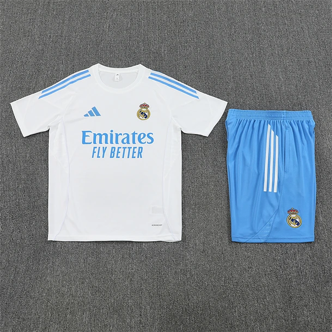 Kit de Treino Real Madrid 2025/26 - Branco  2