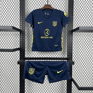 Kit Criança Atletico de Madrid Alternativo 2025/26