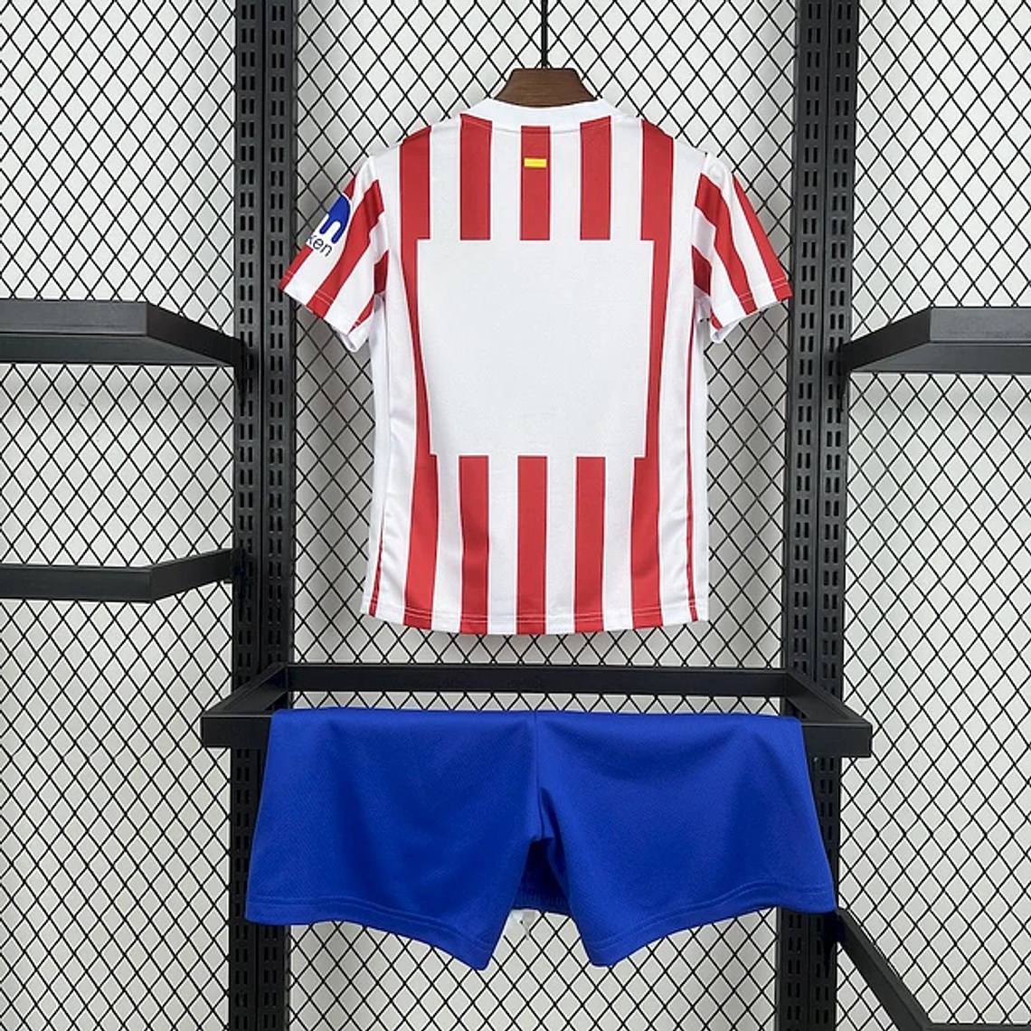 Kit Criança Atlético de Madrid Principal 2025/26 3