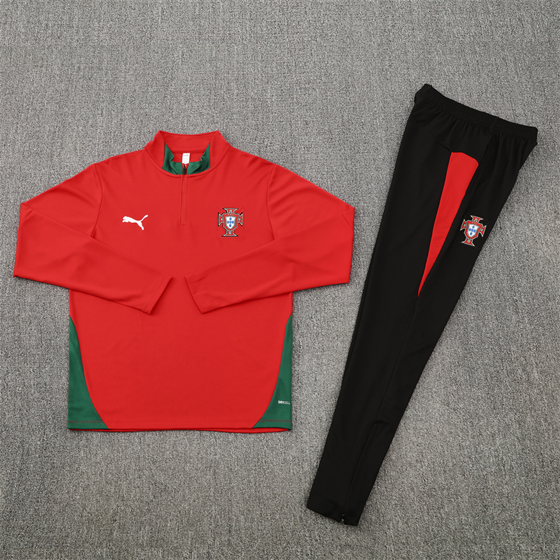 Conjunto Fato de Treino Portugal 2025 - Manga Comprida - Vermelho 4