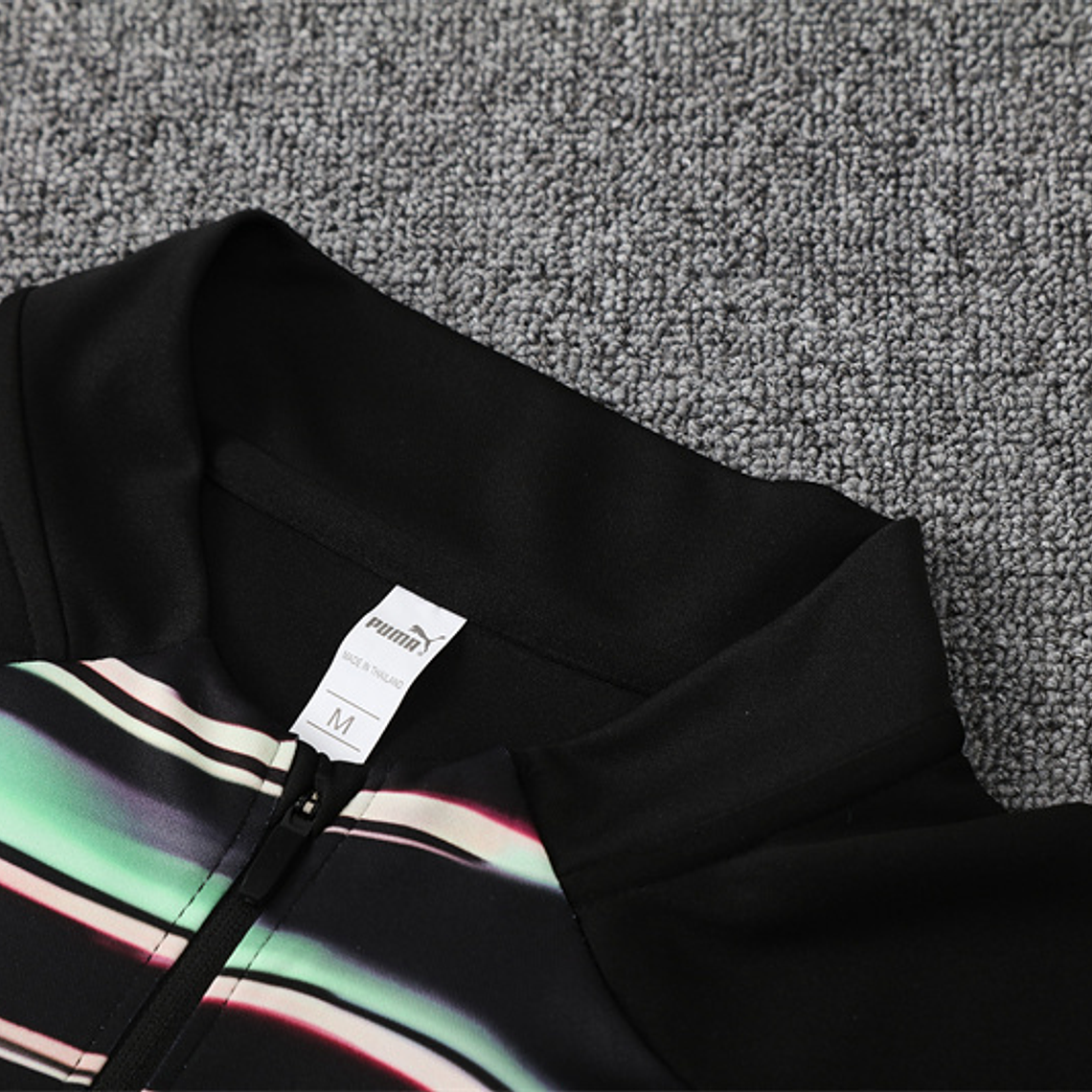 Conjunto Fato de Treino Portugal 2025 - Manga Comprida - Verde e Preto 3