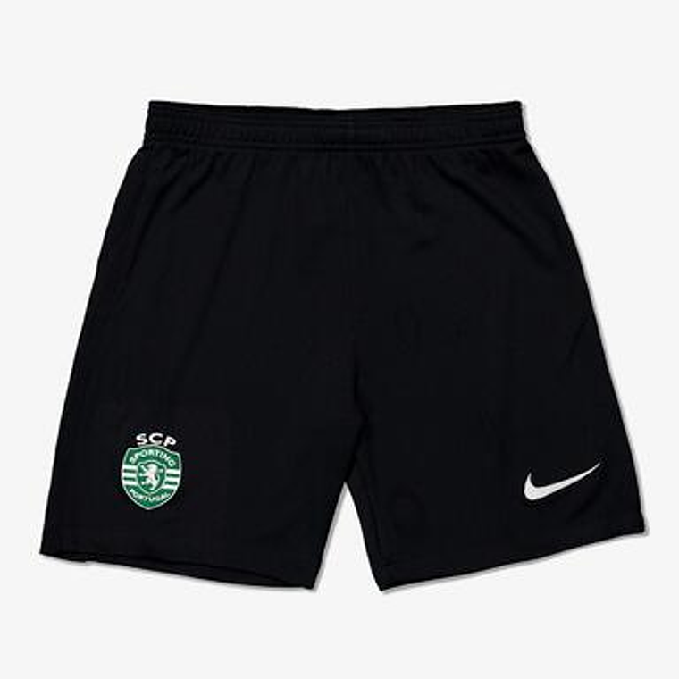 Calções Pretos Criança Sporting 24/25  1
