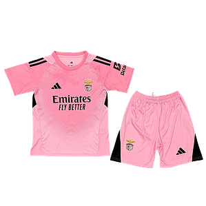 Conjunto Criança SL Benfica Guarda-Redes Rosa 25/26 
