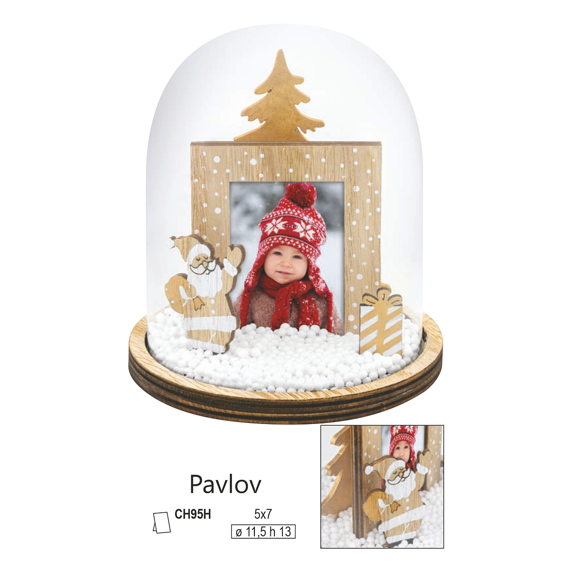 Globo Grande de Natal Personalizado c/ Foto 4