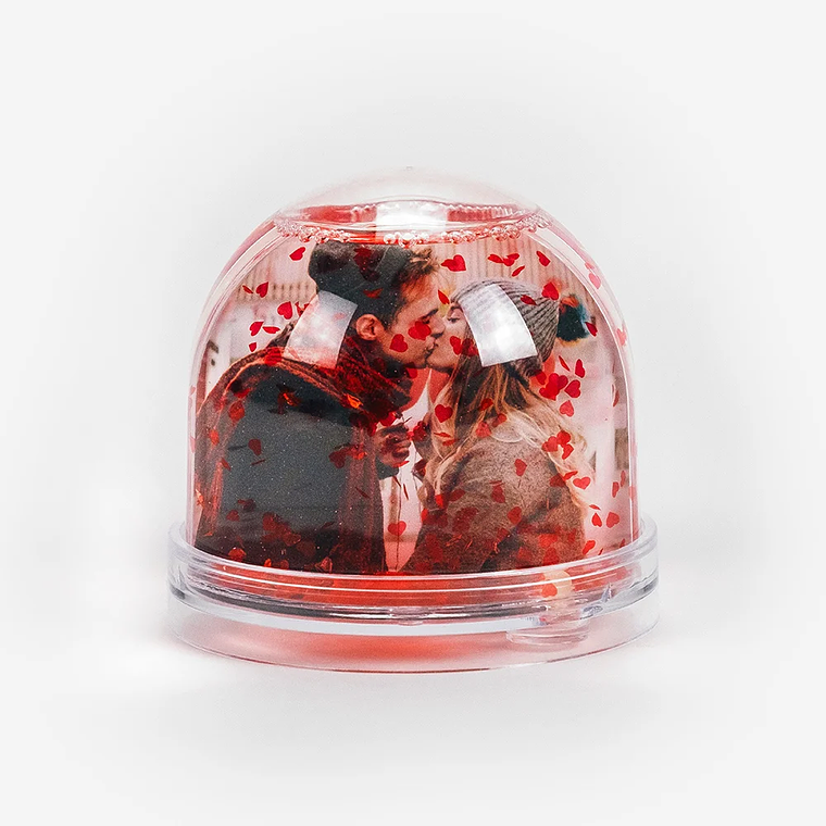 Globo de Corações Personalizado c/ 2 Fotos  3