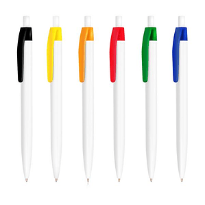 Esferográfica de Plástico Brancas (desde 0.60und)