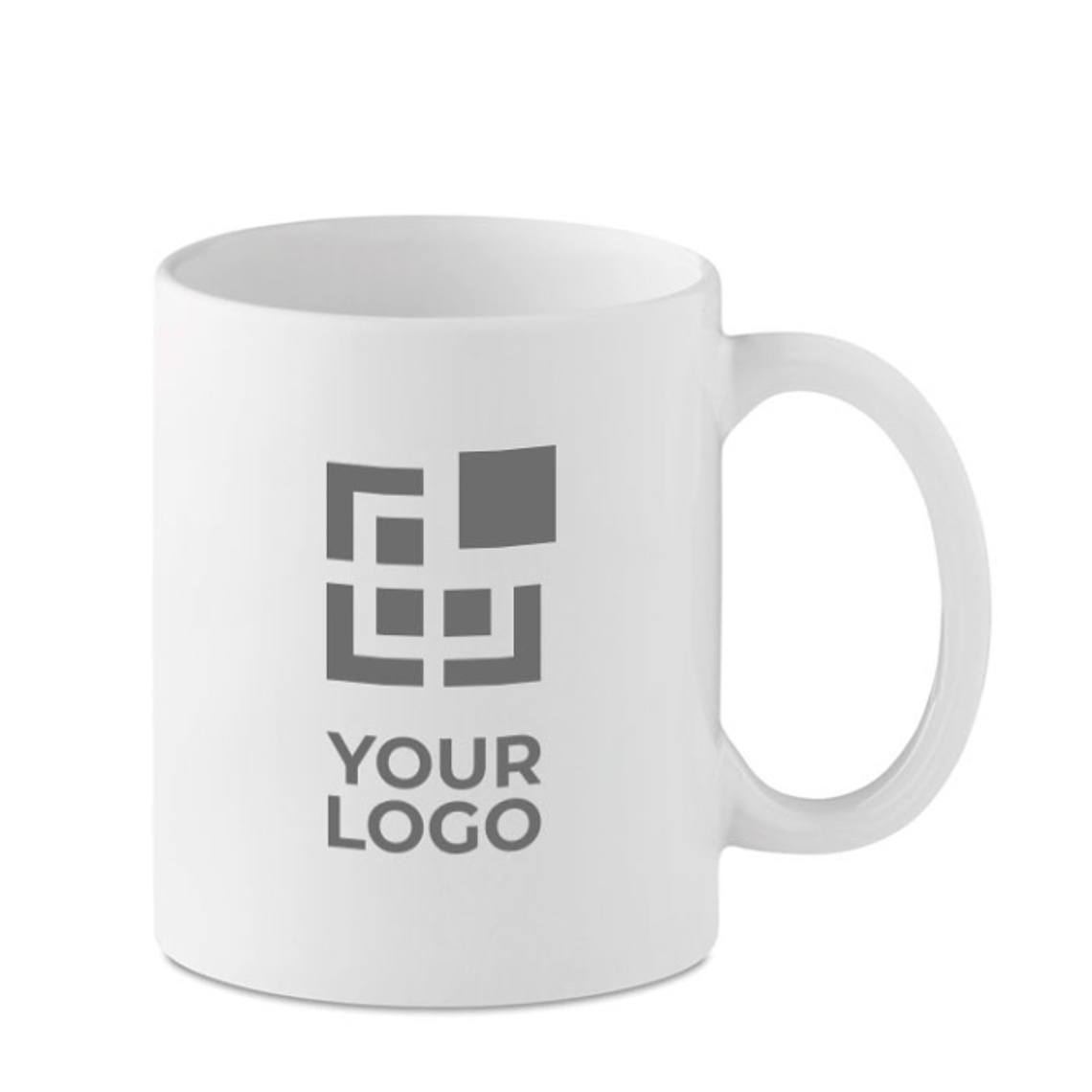 Canecas Publicitárias baratas de cor branca 325ml  1