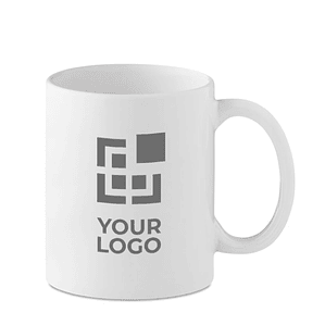 Canecas Publicitárias baratas de cor branca 325ml 