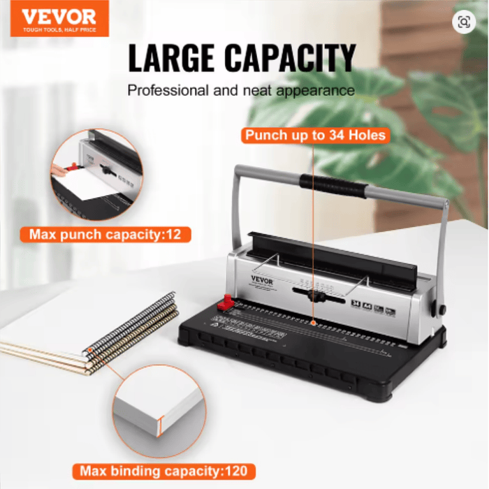 Encadernadora de argolas metálicas  3