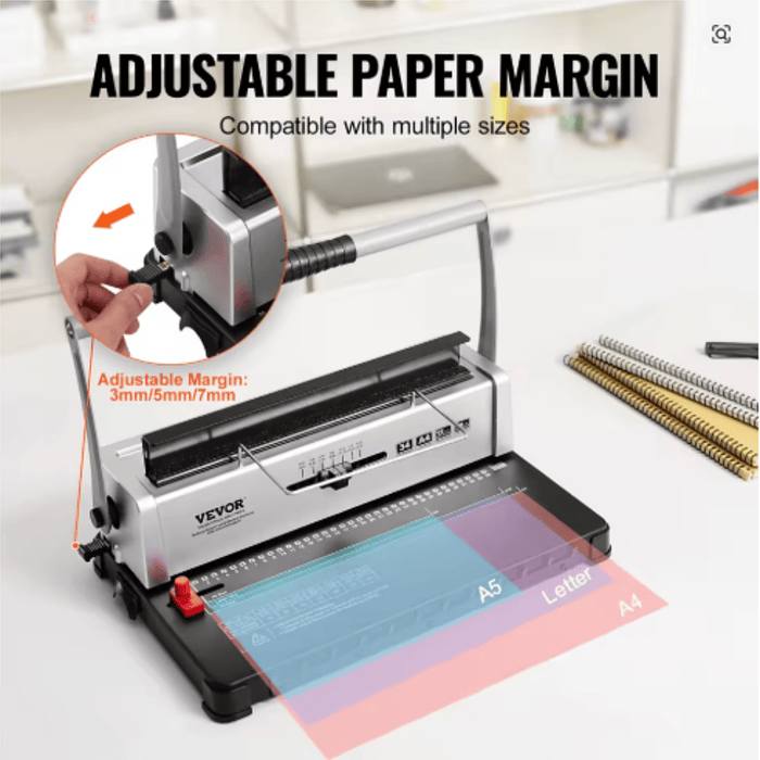 Encadernadora de argolas metálicas  4