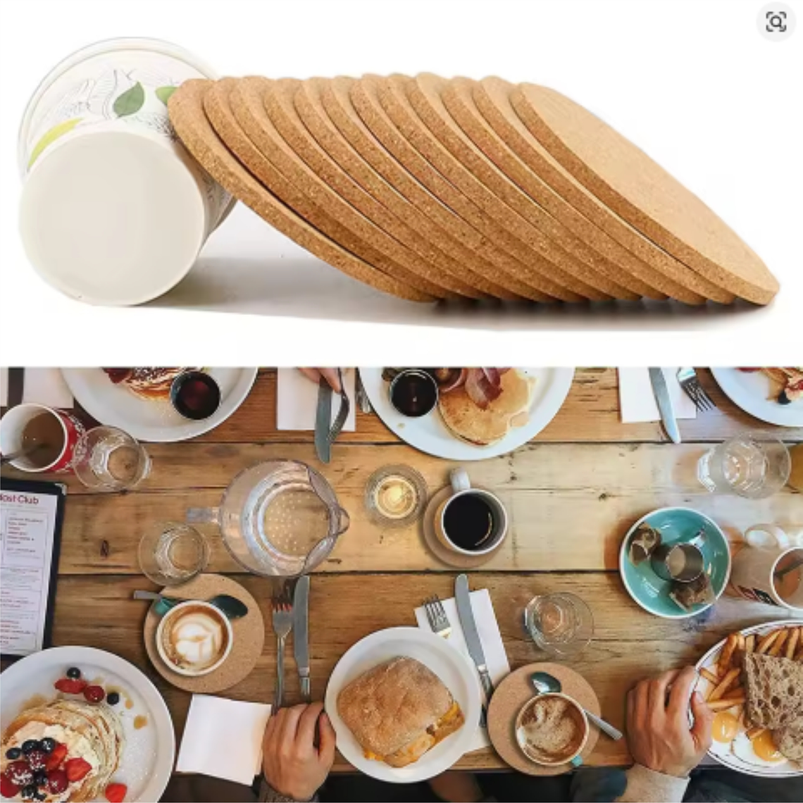 Bases Copos Cortiça | desde 0.92€ 5