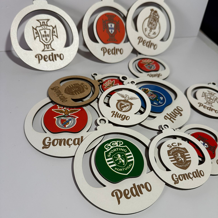 Bola de Natal Personalizada de Clubes 2