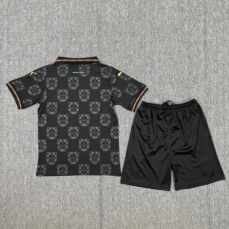 Kit Criança Equipamento Portugal - Edição Especial Pantera Negra  3