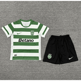 Kit Criança Principal Sporting CP 25/26 - ENVIO 48h 