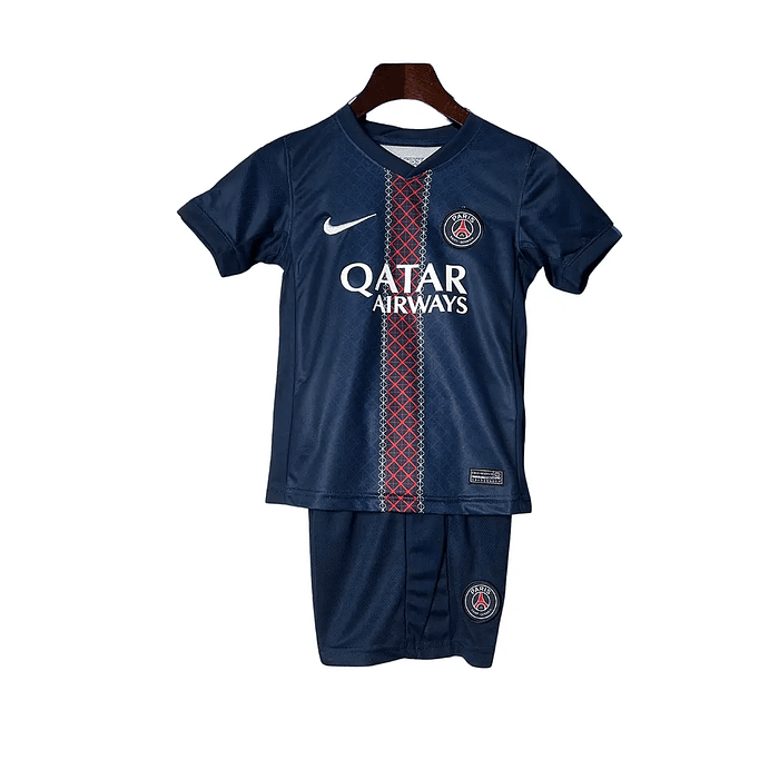 Kit Criança PSG Primeiro Equipamento 25/26 - Entrega 48h  1