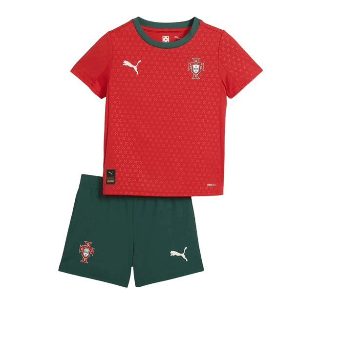 Kit Portugal 1º Equipamento 2025 Criança  - Entrega 48h 1