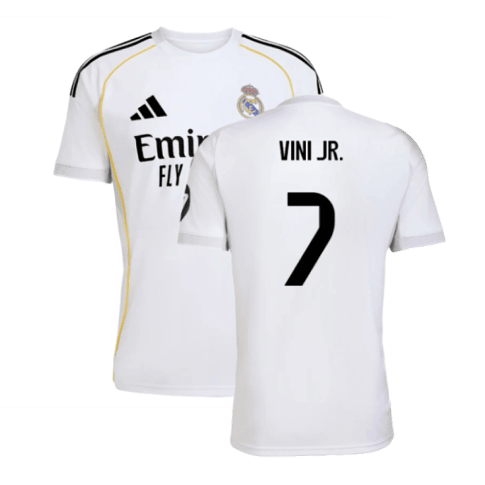 Camisola Real Madrid Principal 25/26 - (Vini Jr. 7) - Entrega 48h 1