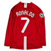 Camisola Retro - Manchester United Principal 07/08  - Manga Comprida - Entrega 48h 3