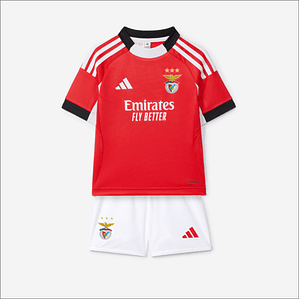 Kit Criança Principal Benfica 25/26 - (Em stock | Entrega 48h)