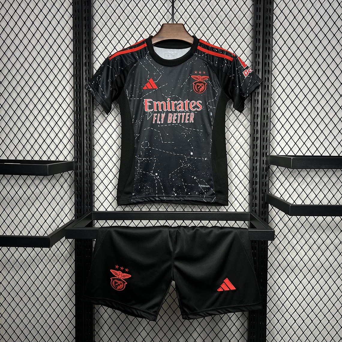 Kit Criança Alternativo Benfica 24/25 - (Em stock | Entrega 48h) 1