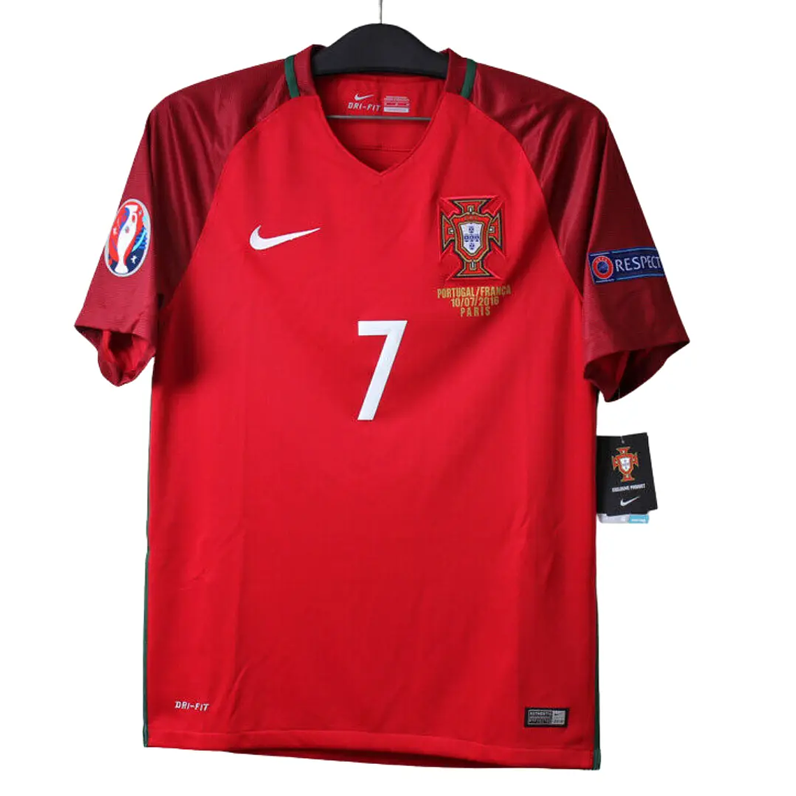 Camisola Portugal 2016 Retro | Versão Final Euro 2016 - (Em stock | Entrega 48h) 1