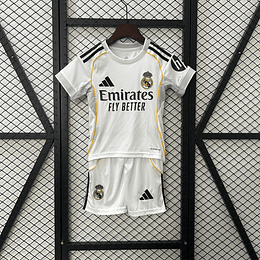 Kit Criança Principal Real Madrid 25/26 -  (Em stock | Entrega 48h)