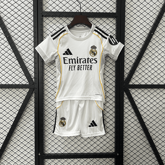 Kit Criança Principal Real Madrid 25/26 -  (Em stock | Entrega 48h) 1