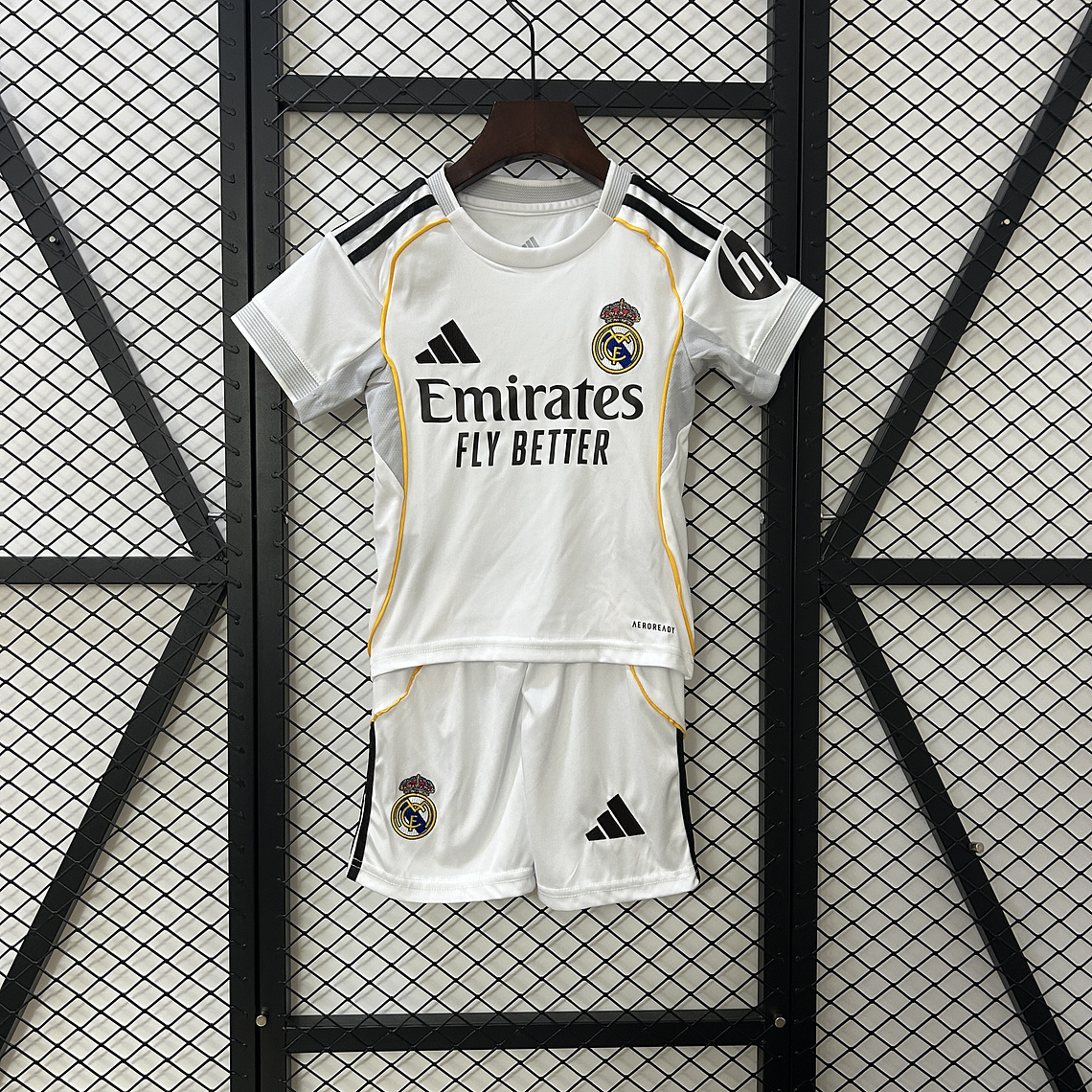 Kit Criança Principal Real Madrid 25/26 -  (Em stock | Entrega 48h) 1