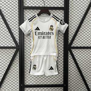 Kit Criança Principal Real Madrid 25/26 -  (Em stock | Entrega 48h)