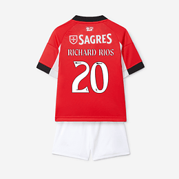 Kit Criança Principal Benfica 25/26 - RICHARD RÍOS - 6/7anos (Em stock | Entrega 48h)